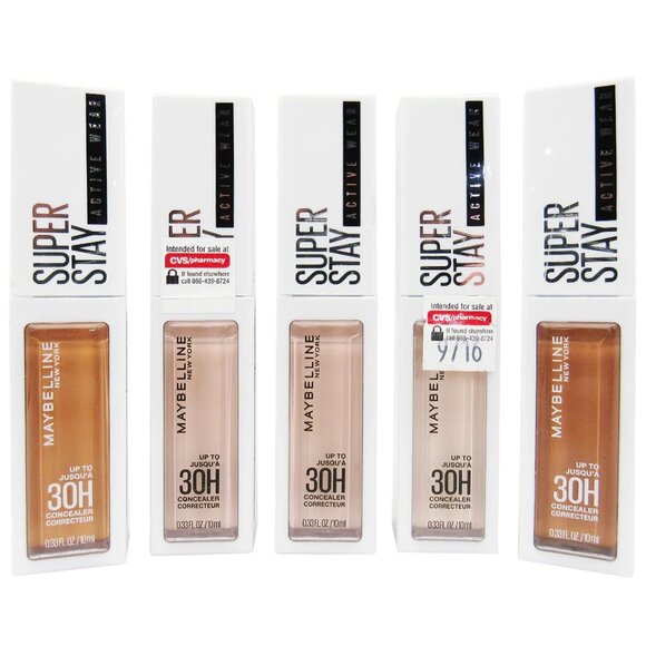 Maybelline Superstay Active Wear Liquid Concealer Assorted - Liquidation 6 Units - Picture 1 of 2